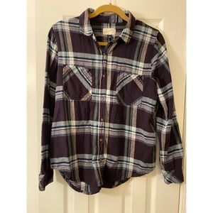 Universal Thread Goods Co. Purple Flannel Shirt